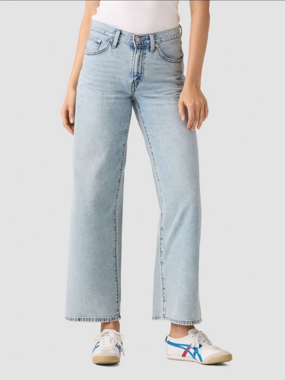 Levi’s Women’s Middy Wide Leg Ankle Jeans - Main Character Size 24x27 NWT